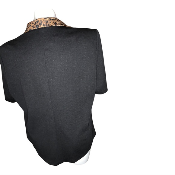 Pablo Collection Leopard Print Top, Size XL - Picture 3 of 10